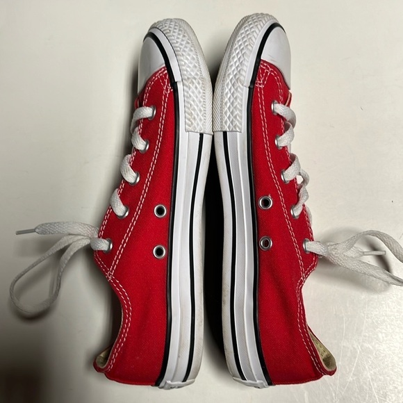 Preppy Converse All Star Red Shoes - Picture 3 of 10
